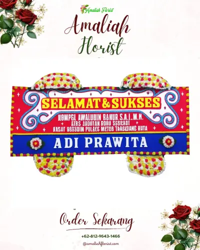 Karangan Bunga Ucapan Selamat di Sabdodadi