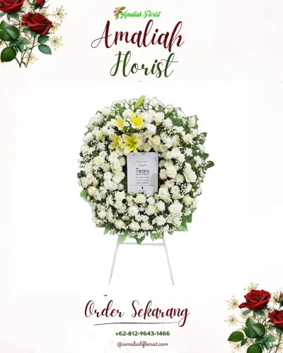 Krans Bunga Duka Cita di Sabdodadi